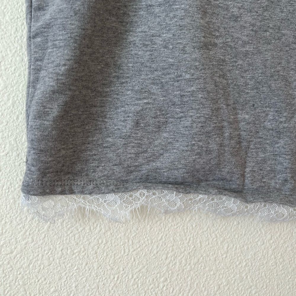 Fabletics Women Gray Crop Tank Top M - Picture 4 of 4